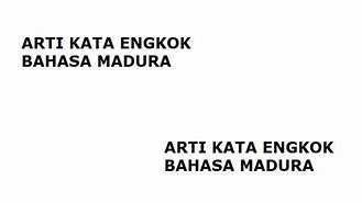 Arti Tobuk Bahasa Madura