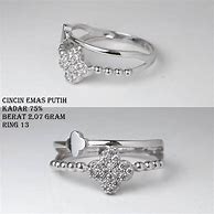 Cincin Emas Putih 2 Gram Harga